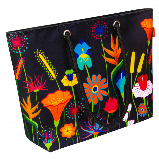 Bolso cabás – My Daily Bag Jardín Negro - Pylones disponible en BULÉ