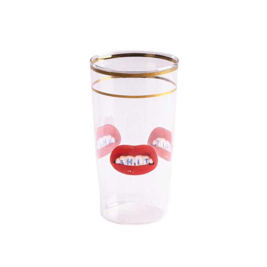 Vaso de cristal Shit! - Seletti disponible en BULÉ